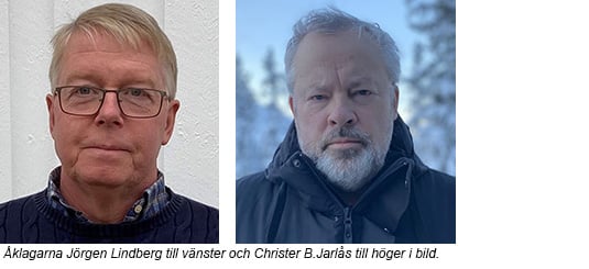 Åklagarna Jörgen Lindberg och Christer B. Jarlås