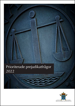 Foldern Prioriterade prejudikatfrågor 2022