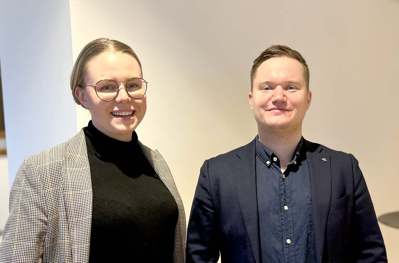 Stina Stefansson och Anton Larsson Forsberg