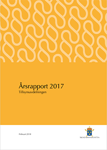 Framsida av årsrapporten 2017